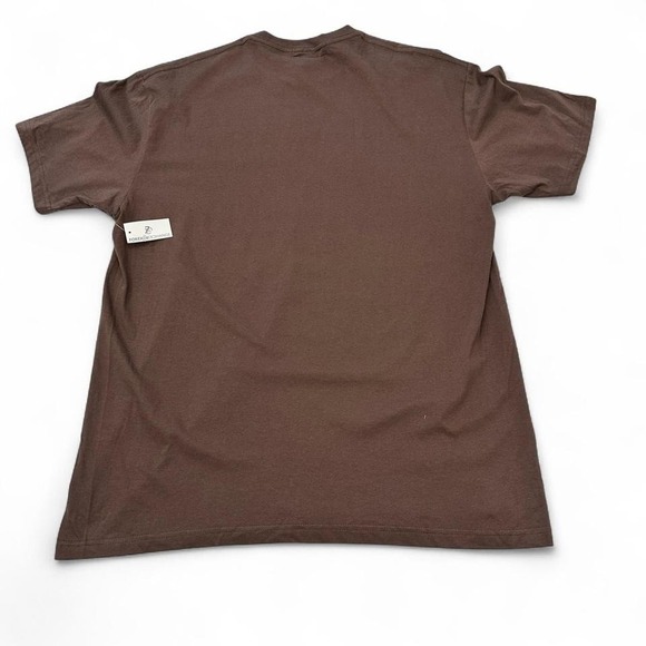 NWT Foreign Exchange Shirt Mens XL Brown Classic Logo Tee - Picture 2 of 6
